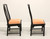 SOLD  -  CENTURY Chin Hua by Raymond Sobota Asian Chinoiserie Dining Side Chairs - Pair A