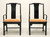 SOLD -   CENTURY Chin Hua by Raymond Sobota Asian Chinoiserie Dining Armchairs - Pair