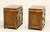 SOLD - CENTURY Chin Hua by Raymond Sobota Asian Chinoiserie Nightstands - Pair