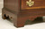 DIXIE Banded Mahogany Chippendale Nightstand Bedside Chest