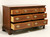 SOLD - DIXIE Banded Mahogany Chippendale Triple Dresser