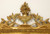SOLD - Mid 20th Century Gold Gilt Carved Neoclassical Style Beveled Wall Mirror