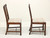 SOLD -  HENKEL HARRIS 107S 29 Mahogany Chippendale Dining Side Chairs - Pair A