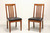 ROBERT BERGELIN Custom Solid Cherry Mission Dining Side Chairs - Pair C