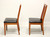 ROBERT BERGELIN Custom Solid Cherry Mission Dining Side Chairs - Pair C