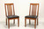 ROBERT BERGELIN Custom Solid Cherry Mission Dining Side Chairs - Pair B