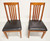 ROBERT BERGELIN Custom Solid Cherry Mission Dining Side Chairs - Pair B