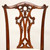 SOLD - HENREDON Carved Mahogany Chippendale Dining Side Chairs - Pair D