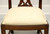 SOLD - HENREDON Carved Mahogany Chippendale Dining Side Chairs - Pair B