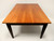 ROBERT BERGELIN Custom Solid Cherry Mission Dining Table with Ebony Base