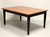 ROBERT BERGELIN Custom Solid Cherry Mission Dining Table with Ebony Base