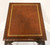 SOLD - SUPERIOR TABLE Mahogany Chippendale Leather Top Ball in Claw End Side Table - A