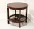 SOLD - STICKLEY Metropolitan Cherry Contemporary Round Lamp Table