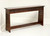 SOLD - STICKLEY Edinburgh Cherry Glasgow Arts & Crafts Style Console Sofa Table
