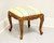 Mid 20th Century Walnut French Country Bench Footstool - B