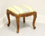SOLD - Mid 20th Century Walnut French Country Bench Footstool - B