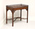 SOLD - BAKER Mahogany Chippendale Style Fretwork Gallery Tea Table