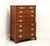 SOLD - HENKEL HARRIS 119 24 Solid Wild Black Cherry Chippendale Chest on Chest