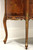 SOLD - Mid 20th Century Mahogany & Satinwood Marquetry French Louis XV Style Vitrine