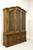 DREXEL Touraine II Pecan French Country China Display Cabinet