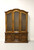 DREXEL Touraine II Pecan French Country China Display Cabinet