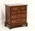 SOLD -  LINK-TAYLOR Heirloom Planters Solid Mahogany Chippendale Bedside Chest - B