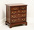 SOLD -  LINK-TAYLOR Heirloom Planters Solid Mahogany Chippendale Bedside Chest - A