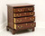 SOLD -  LINK-TAYLOR Heirloom Planters Solid Mahogany Chippendale Bedside Chest - A