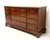 SOLD - LINK-TAYLOR Heirloom Beaufort Solid Mahogany Chippendale Triple Dresser - B