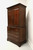 SOLD - LINK-TAYLOR Heirloom Solid Mahogany Chippendale Armoire / Linen Press