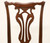 SOLD - KNOB CREEK Mahogany Chippendale Dining Side Chairs - Pair A