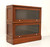 SOLD - Amish Made Solid Cherry Two Stack Barrister Bookcase 