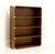 SOLD - HENREDON Mid 20th Century Walnut Campaign Style Bookcase