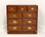 SOLD - NATIONAL MT. AIRY Mahogany Campaign Style Bachelor Chest