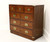 SOLD - NATIONAL MT. AIRY Mahogany Campaign Style Bachelor Chest