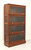 SOLD - Amish Made Solid Cherry Four Stack Barrister Bookcase - A