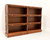 SOLD - Amish Made Solid Cherry Matched Three Stack Barrister Bookcases - Pair