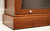 SOLD - Amish Made Solid Cherry Matched Three Stack Barrister Bookcases - Pair