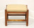 SOLD - STICKLEY Mission Cherry & Leather Footstool 91-495 - B