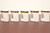 SOLD - CUSINS Porcelain Triangular Coffee & Desert Set - Service for Five