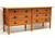 SOLD - JOHN KELLY Longboy Black Cherry Double Dresser J1 Series J-29