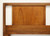 AMERICAN OF MARTINSVILLE Mid 20th Century Modern Walnut Queen Size Headboard