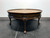 SOLD OUT - BAKER Burl Walnut Queen Anne Cocktail Coffee Table