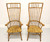 SOLD - HIBRITEN Mid 20th Century Oak Exaggerated Back Windsor Armchairs - Pair