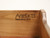 SOLD - HENREDON Artefacts Knotty Oak Campaign Style Console Cabinet - A