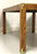 SOLD - HENREDON Artefacts Knotty Oak Rectangular Campaign Style Dining Table