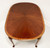 SOLD -  HICKORY CHAIR Banded Mahogany Queen Anne Oval Dining Table