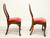 HICKORY CHAIR Mahogany Queen Anne Dining Side Chairs - Pair C