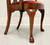 SOLD - HICKORY CHAIR Mahogany Queen Anne Dining Armchairs - Pair