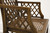 Mid 20th Century Walnut Caned Asian Influenced Armchairs - Pair